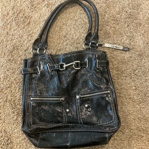 Cole Haan Black Patent Leather Tote
